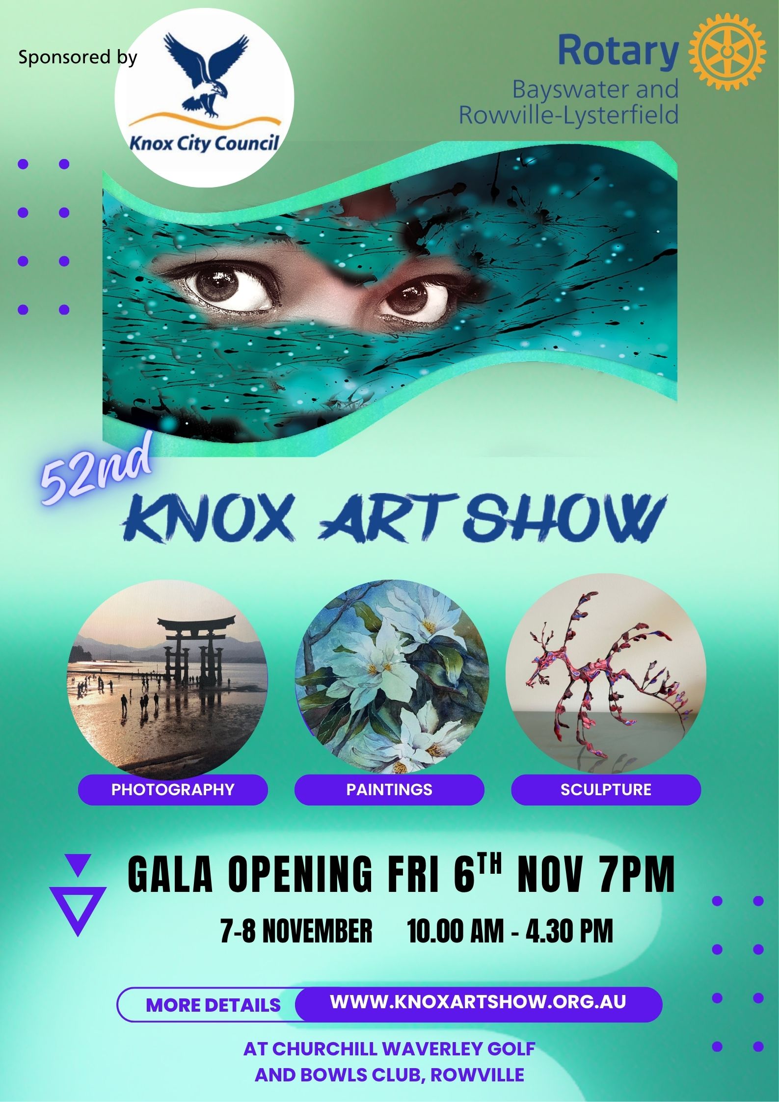 Knox Art Show flyer